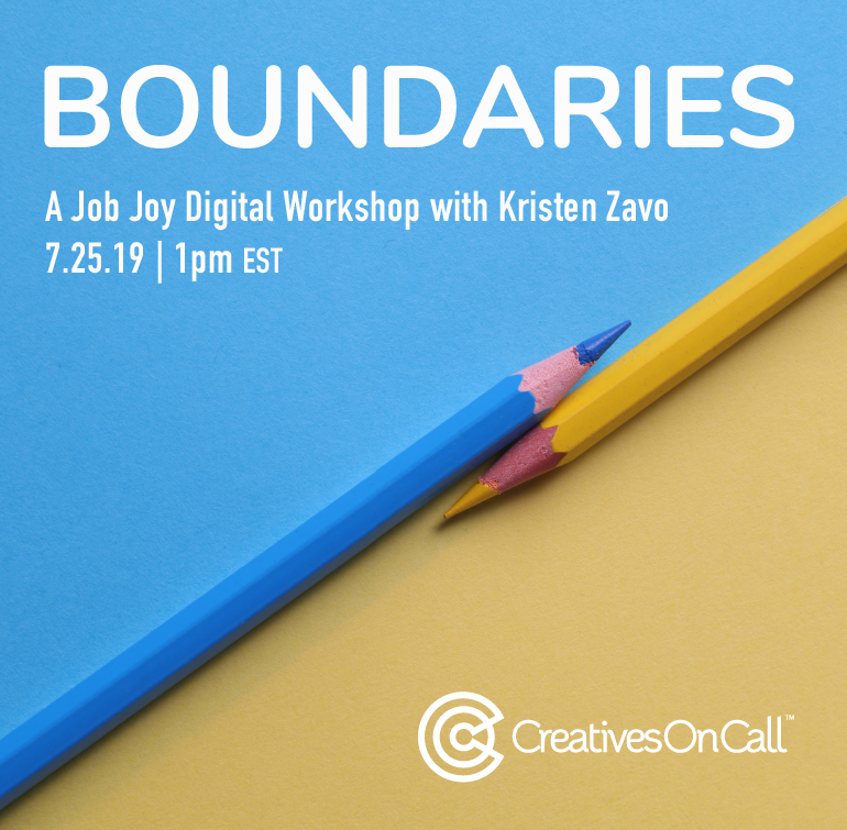 Boundaries: A Job Joy Digital Workshop with Kristen Zavo